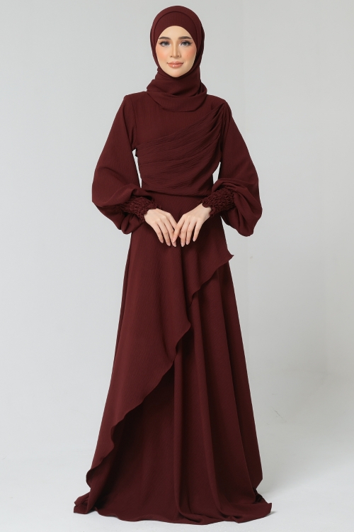 ADILLA SET - DARK MAROON